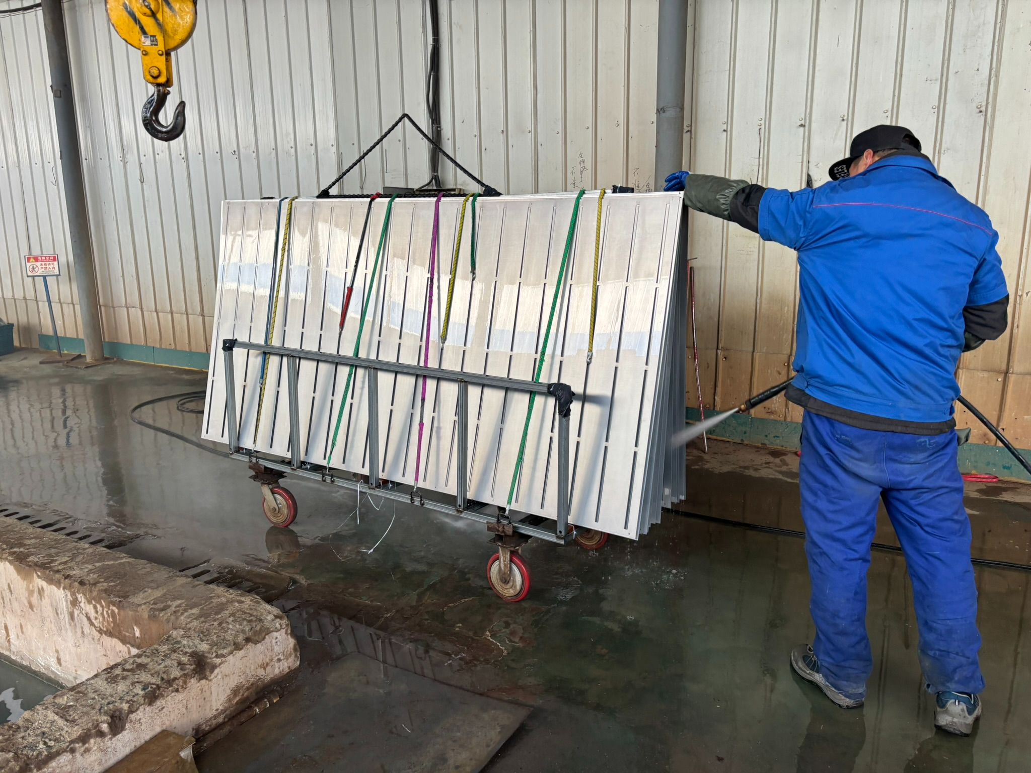 pretreatment for panel